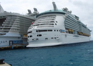 Mariner of Seas docked in Cozumel