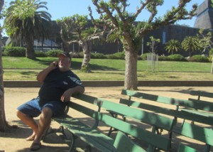 Doing business from a park bench in Golden Gate Park - Really?