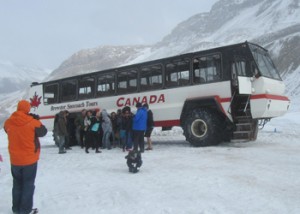 A million dollars per vehicle to bring tourists to the base of the glacier