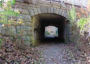One of the many tunnels along the parkway.  We found this one on a short 1 mile hike.